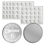 EEMB – EEMB 100 Stück CR2032 Knopfzellen 3V Lithium CR 2032 Batteri