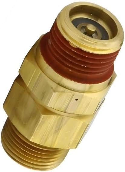 CA-12 Air Compressor Self Unloading Check Valve - for Load Genie Air Compressor Equipment Part - Compressor Unloader Replacement - 1/2" x 3/8" MNPT 250 PSI 450° F Valve Length 1-5/8"