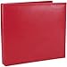 We R Memory Keepers Classic Leather Postbound Album - 12x12 inch, Real Red