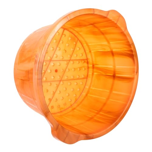 Bassin de trempage pieds plastique Anneome effet bois pour bain de pieds à domicile portable