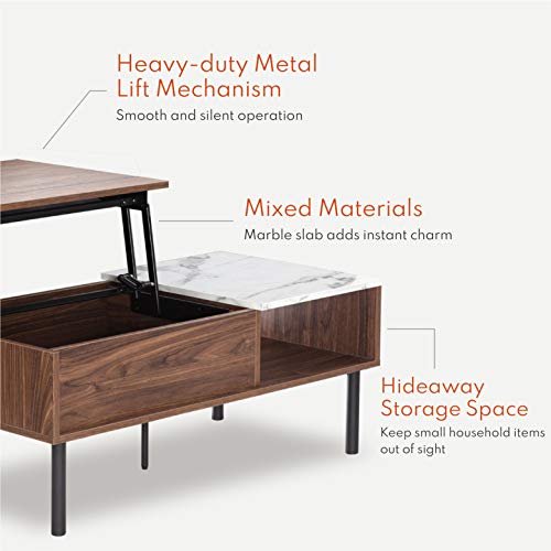 Harmati Lift Top Coffee Table with Storage Lift up Center Table for
