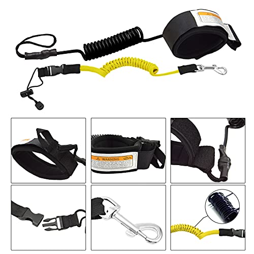 Corde de surfant enroulé de haute résistance avec pivots acier