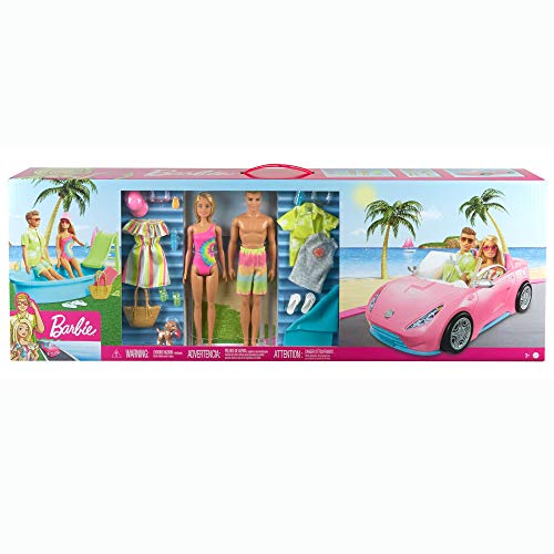 Set de regalo Barbie con villa, muñecas Barbie y Ken miniatura 6