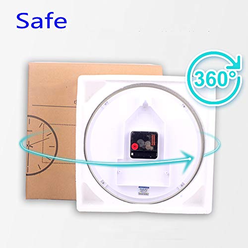 Reloj de pared silencioso redondo 20 cm miniatura 7