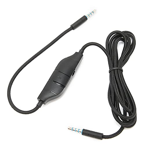 BTOSEP Câble de casque de jeu, câble audio durable avec contrôle du volume pour G633 G635 G933 G935 1,5 m