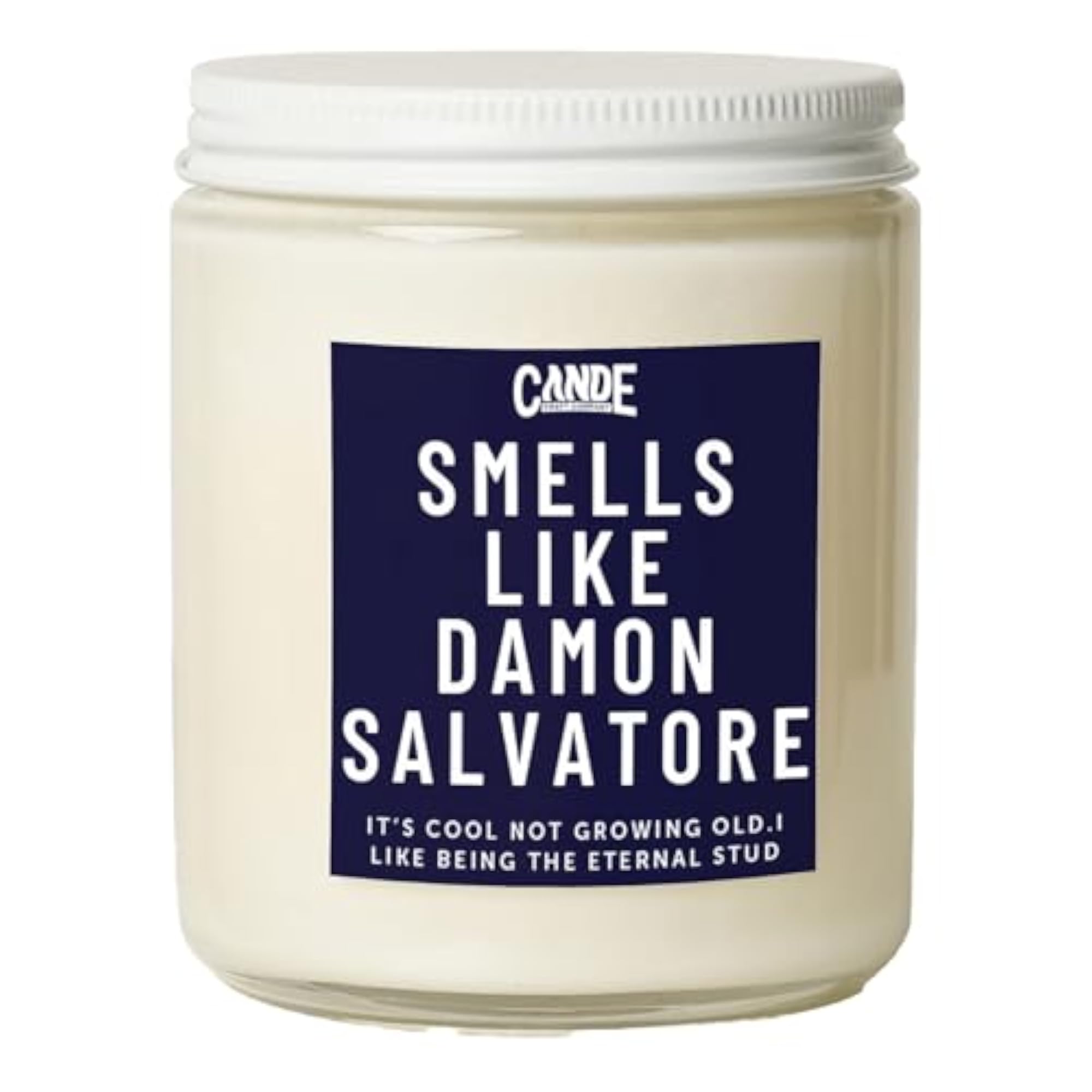 Smells Like Damon Salvatore Candle Gift, Bourbon + Vanilla