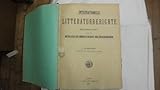 Internationale Litteraturberichte. Wochenschrift Für Die Interessen Der Bücherverkäufer Und Bücherliebhaber. I. Jahrgang. April Bis Dezember 1894.