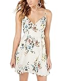 Trixxi Juniors' Printed Fit & Flare Dress, Ivory/Floral 11