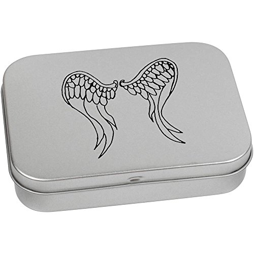 110mm 'Angel Wings' Metal Hinged Tin/Storage Box (TT00092564)