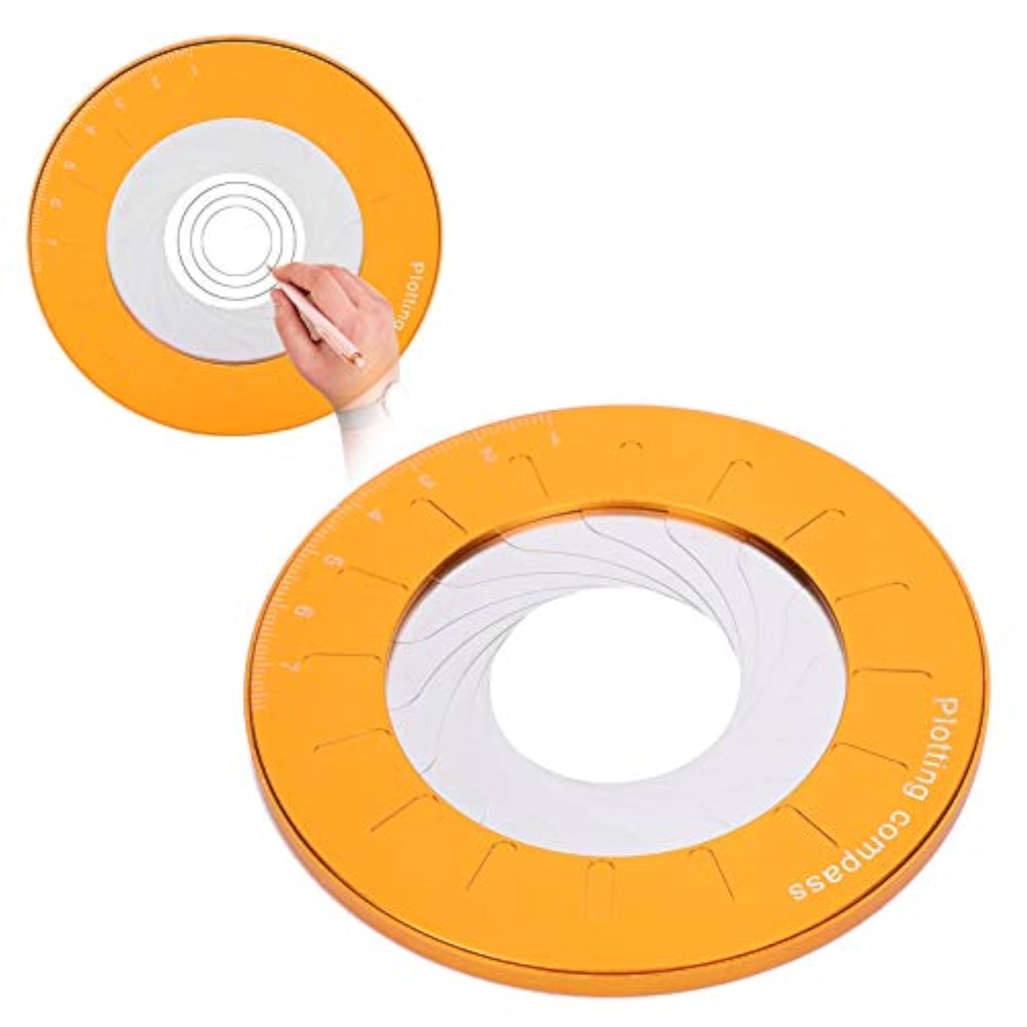 Circle Template Drawing Aid Geometric Ruler Tool