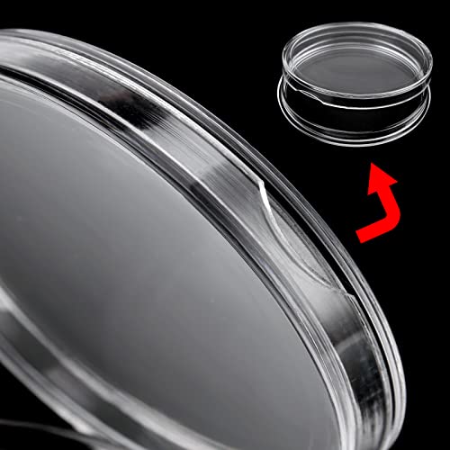 Capsulas plásticas para monedas transparentes 300 piezas 40 mm miniatura 3