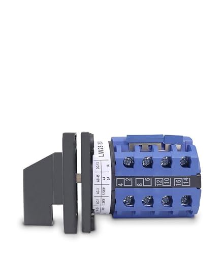 Chave Rotativa Seletora Unipolar 20A | LW28-20 7 Posições