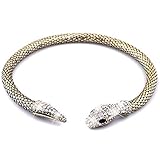  Kette Halskette Kurze Kette Collier Schlange Braun