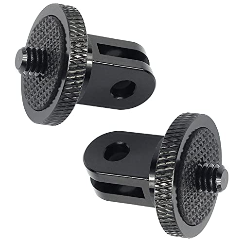 DHER Adaptador De Rosca De CáMara TríPode Adaptador De CáMara De 1/4 Pulgadas 2 Piezas De AleacióN De Aluminio Adaptador De Montaje De CáMara De 1/4 De Pulgada Mini Adaptador De TríPode Los Accesorios