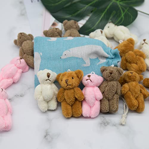 Aedlay A Little Pocket Bear Hug, Tiny Teddy Bear Pocket Hug Token With Greeting Card, Mini Graduation Bear, Cute Anxiety Stuffed Animals (4Pcs) #TOP3