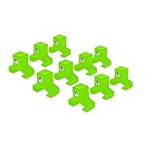 Green Spring-Loaded Ball Bearing Socket Clips for Use with Olsa Socket Holder Rails | 10-Pack (1/2-inch) | by Olsa Tools