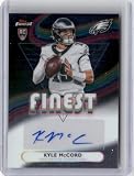 2025 Finest #RFA-KM Kyle McCord Rookie Finest Autographs Football Card
