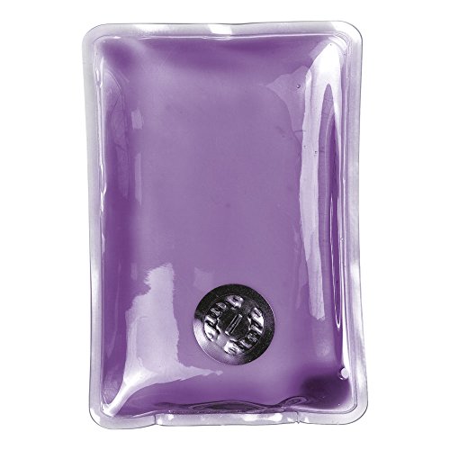 eBuyGB Pack of 10 Unisex Reusable Gel Hand Warmer, Purple Rectangle