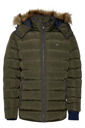 FQ1924 Aksel Steppjacke Herren Winterjacke Jacke mit Kapuze mit Kunstfell, Größe:XL, Farbe:Deep Depths (190413)
