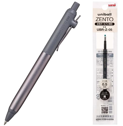 �O�H���M uniball ZENTO ���[���[�{�[���y�� �u���b�N 0.5mm �׎� �y�� �֐c