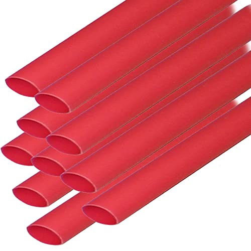 Gaine thermorétractable étanche ANCOR rouge 3/16'X6' pour isoler et protéger