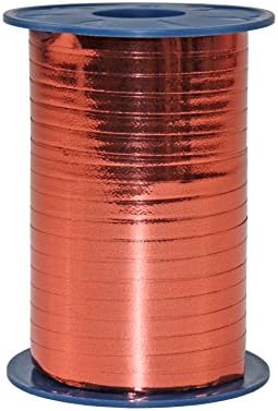 C.E. Pattberg Mexico Metallic Gift Ribbon Slate (Grey), 270 Yards of Balloonribbon for Gift Wrapping, 0.39 inches Width, Accessories for Decoration & Handicrafts, Decoration Ribbon for Presents