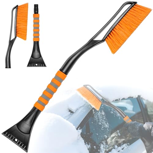 Showvigor 25" Snow Brush and Ice Scrapers for Car Windshield,