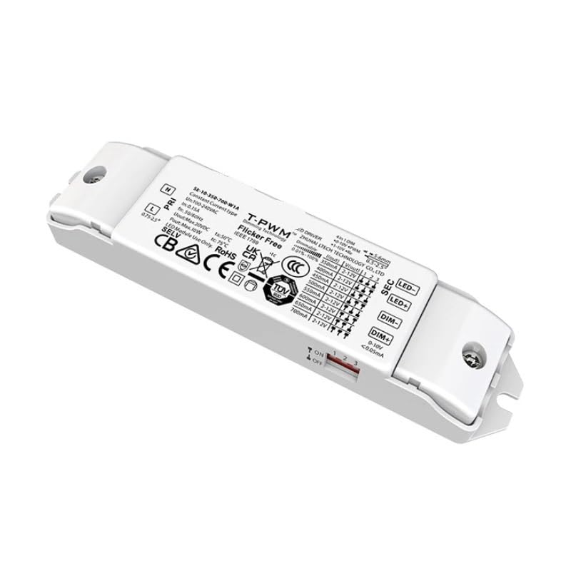 Pilote LED 100-240V 10W à Courant Constant Gradable 350mA-700mA