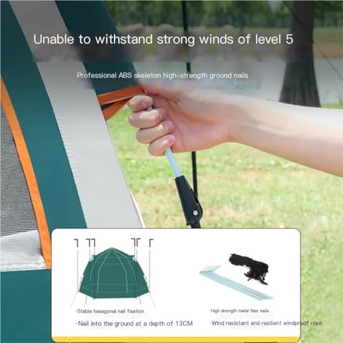 Carpa automática portátil para camping 3-4 personas miniatura 5