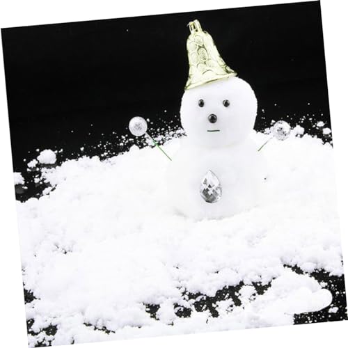Ciieeo 2 Unidades neve artificial neve cintilante Decoração de natal neve brilha suprimentos para fe