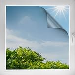 d-c-fix Pellicola solare autoadesiva (92x200cm) – Pellicola per finestre protezione solare & isolamento termico – Pellicola anti-UV, oscurante & riflettente per finestre interne