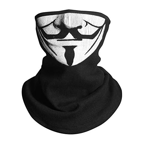INNTURT Vendetta Fabric Mask Hood Face Balaclava Outdoor Cosplay Half Cover