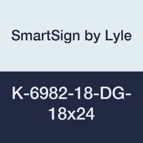 SmartSign Señal de aluminio con número de muelle "Dock 40.6 cm