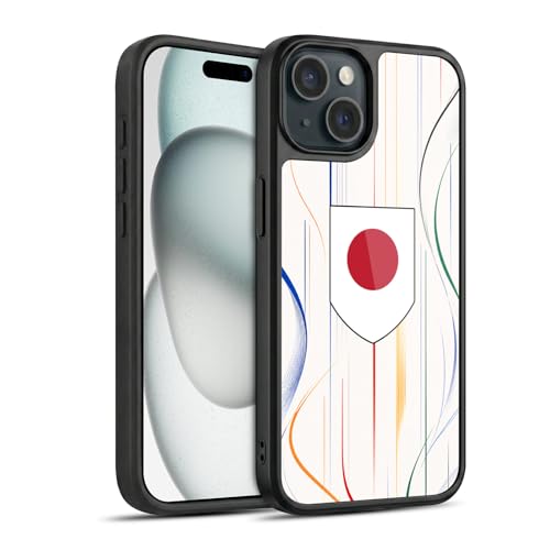 Kit football Japon coque gel Apple iPhone 15 antichoc