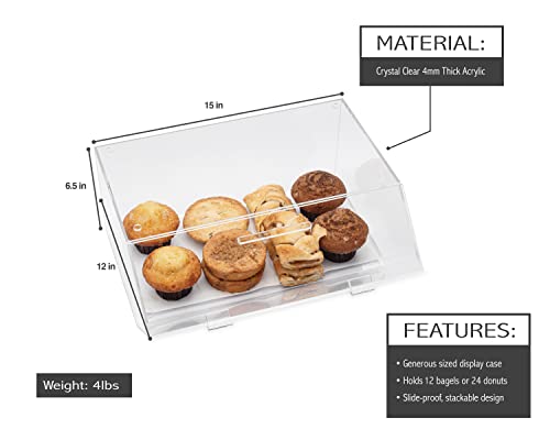 Simplyimagine SI-BDC265 Countertop Bakery Display Case - Acrylic Storage For Pastry And Food thumb #4
