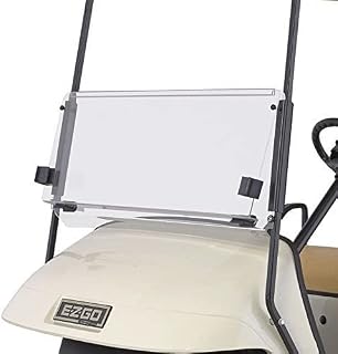 EZGO TXT 1995-2013 Clear Fold Down Impact Resistant Windshield for EZGO TXT Golf Carts