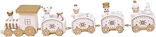 Toyvian 1 Peça Decoração De Natal Tema De Natal Design Janela Brinquedos Meninos Brinquedo Decorações De Trem De Natal Decoração De Mesa De Natal Trem Adorno De Mesa Natal Trem De Madeira