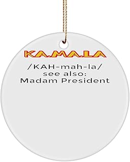 Kamala Harris Definition Ornament President Campaign for Men Women Election President Political Vote Retro Gift