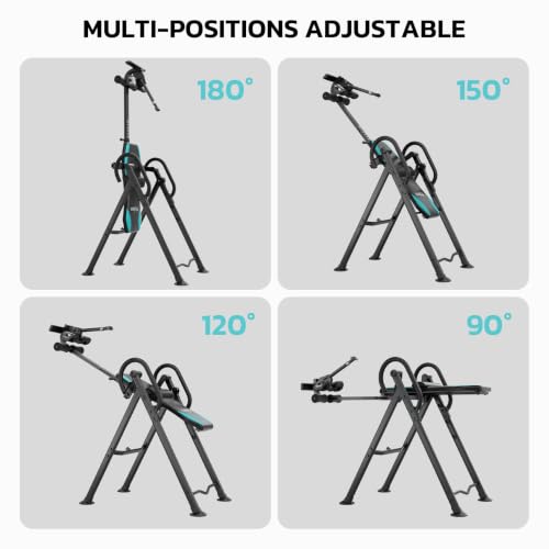 Image of YOLEO Gravity Inversion Table for Back Pain Relief 2026 New Inversion Table