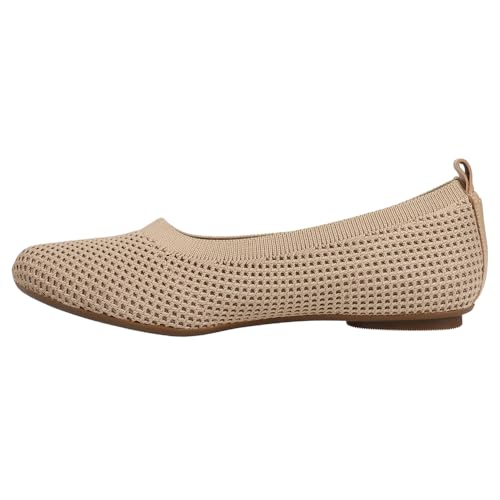 VANELi Womens Suvi Perforated Ballet Flats Casual - Beige3