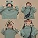LNYSOTX Frog Hoodie Karl Jacobs Zipper Mouth Plus Size Loose Hooded Big Pocket Frog Sweatshirt Sweater for Women Green