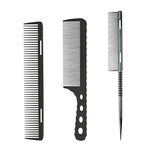 3 Peines de Aluminio para Hombre y Mujer, Profesional miniatura 1