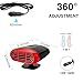 2025 Upgraded Car Heater, Portable Car Heater 12V150W Auto Heater Fan,2in1 Fast Heat Fan or Cool,Auto Car Heater Fast Heating360Degree Rotary Defogger Defroster (JX-5)