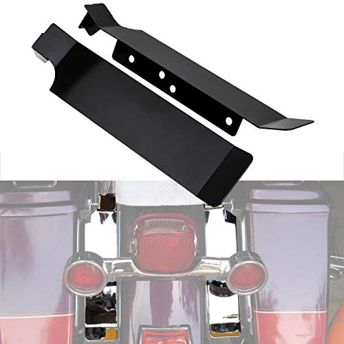 Accesorio para motocicleta: relleno para guardabarros y alforjas, tiras sólidas compatibles con Harley Touring Electra Glide 1993-2008, color negro miniatura 3