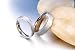Imagen de JewelryWe Anillo de la joyería de acero inoxidable para la mujer del hombre Promesa