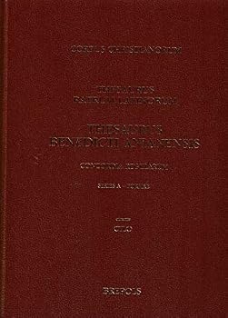 Hardcover Benedictus Anianensis. Thesaurus Benedicti Anianensis. Concordia Regularum Book