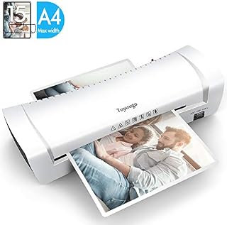 Toyuugo Laminator Machine, Portable A4 Thermal Laminating Machine with Hot and Cold Settings