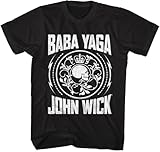 John Wick - Mens Baba Yaga Coin Short Sleeve T-Shirt, Color Black, Size: X-Large