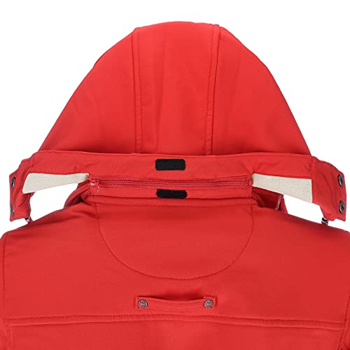 tomBrook Damen Softshell-Mantel Leuchtturm - Softshelljacke Regenjacke in Rot Größe 32/34