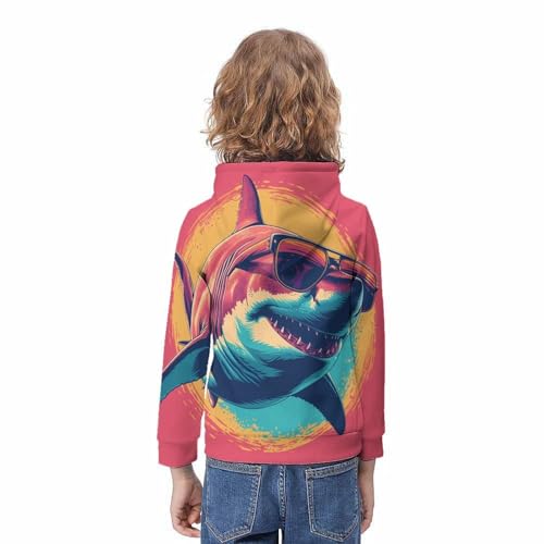 Sweat Requin 3D pour ado hoodie d'hiver parfait pour le collège